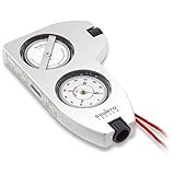 Clinometer Compass, Silver