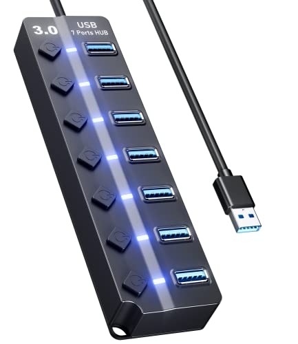 Eanetf 7-Port USB 3.0 Hub