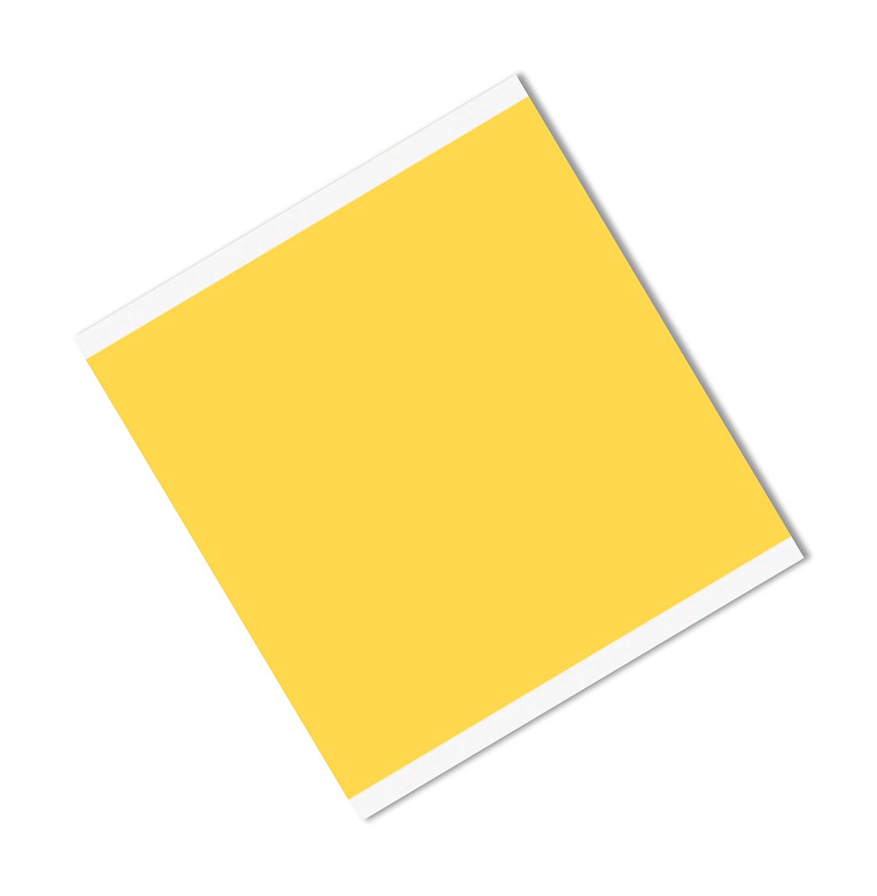 TapeCase 7419 6" x 6"-25 Amber Low-Static Non-Silicone Polyimide/Acrylic Adhesive Film Tape, Converted from 3M, Maximum Temperature: 500 degrees F (Pack of 25)