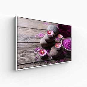 Floating Framed Canvas Wall Art for Living Room, Bedroom Spa Theme Canvas Prints for Home Decoration Ready to Hang - 16x24 inches