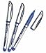 Pentel Energel Stick Liquid Gel Pen,0.5mm, Fine Line, Needle Tip, Blue Ink-value Set of 3(with Our Shop Original Description of Goods)