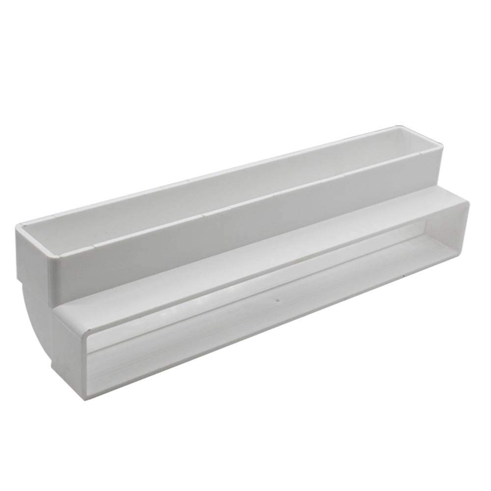 Kair 90 Degree Vertical Elbow Bend 234mm x 29mm - 9 x 1 inch Rectangular Plastic Ducting Adaptor — image 1