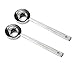 30ml Coffee Scoop,Endurance Metal 304 Stainless Steel 2 Tablespoon Measuring Coffee Scoop Spoon, Set of 2 (Stainless Steel (2))