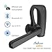 Bluetooth Headset, HandsFree Wireless Earpiece V4.1 in-ear Earbuds with Mic for Business/Office/Driving-Black