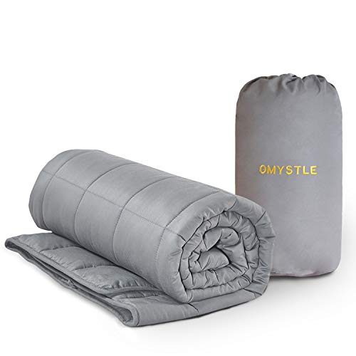 OMYSTYLE Down Camping Blanket 54”x80” – Outdoor Lightweight Packable Down Blanket Compact Waterproof and Warm for Camping Hiking Travel – 700 Fill Power