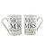 Ivory 50th Anniversary Mr Right & Mrs Always Right Mug Gift Set by Haysom Interiors