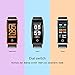 Fitness Tracker HR, Activity Tracker Smart Bracelet Wristband Sports Watch with Pedometer Heart Rate Monitor IP67 Waterproof Call SMS SNS Remind for Men Women Kids Compatible for Android and iOS