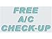 bn2021 Free A/C Check-up Service Banner Sign New