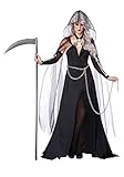 California Costumes Women's Lady Reaper Scary Ghost Demon Costume, Black, Large