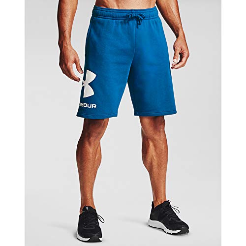 ua men's rival fleece logo shorts
