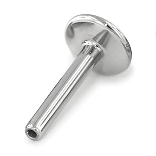 Threadless Titanium Labret Post: 18g 7/32