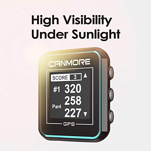 Canmore H300 Golf GPS Essential Golf Course Data and Score Sheet
