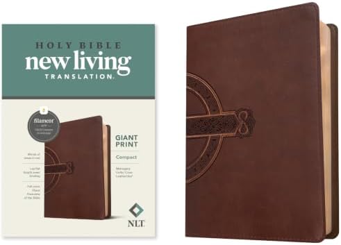 NLT Compact Giant Print Zipper Bible, Filament Enabled