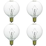 Memotronics 25 Watt Extra Long Life Bulb for Scentsy Full-Size Wax Warmers, KE-25WLITE, 25W, 120 Volt, Pack of 4 Bulbs