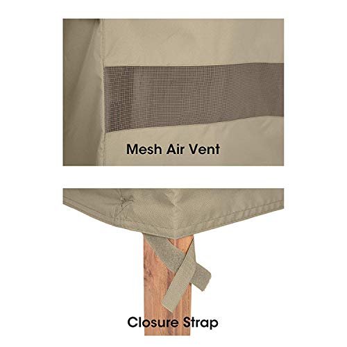 SunPatio Outdoor High Back Chair Cover, Heavy Duty Waterproof Patio