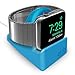 Orzly Elegant Apple Watch Charger Stand Apple Watch for All Series Ultra 49mm 2025 Series 10 46/42mm 9/8/7 45/ 41mm SE2/SE/6/5/4 44/40mm 3/2/1 42/38mm Durable TPU - Gift Boxed - Blue