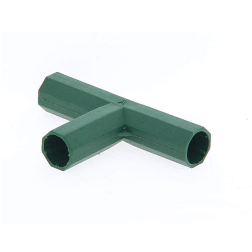 Whewer Greenhouse Frame Furniture Connector Plastic Green 16mm PVC Fitting Build Heavy Duty Greenhouse Frame Building Connector