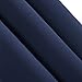 Deconovo Grommet Window Curtain Blackout Curtain for Nursery Room 52 Inch by 84 Inch Navy Blue 1 Panel
