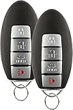 Discount Keyless Remote Replacement Car Smart Key Fob For Nissan Infiniti Altima Maxima Murano G35 G37 KR55WK48903 (2 Pack)