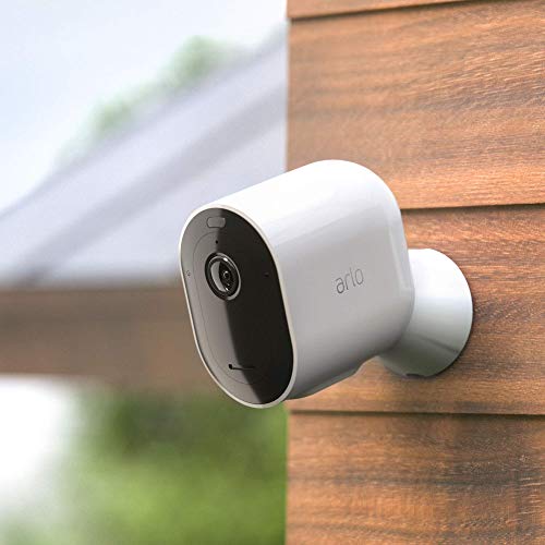 Arlo Pro 3 Spotlight Camera - 3 Camera Security System - Wireless, 2K Video & HDR, Color Night Vision, 2 Way Audio, 160° View, Wire-Free, Works with Alexa, White - VMS4340P