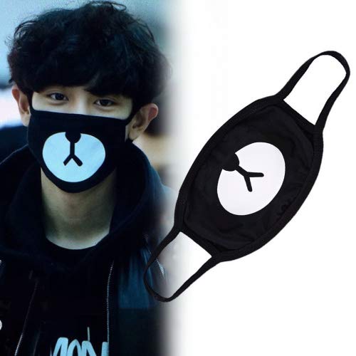 Mouth Mask,Aniwon 4 Pack Unisex Kpop Mask EXO Mask Anti-dust Cotton Face Mask for Men and Women (Combination 4)