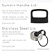Simple Modern 40oz Water Bottle, Insulated Reusable Wide Mouth Stainless Steel Metal Flask with Handle Lid, Graphite