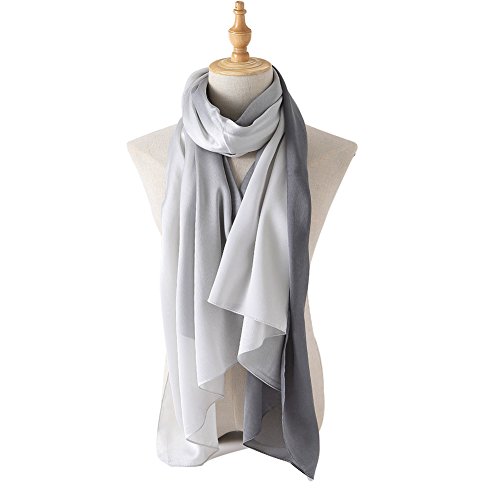 Bellonesc Silk Scarf 100% silk Long Lightweight Sunscreen Shawls for Women