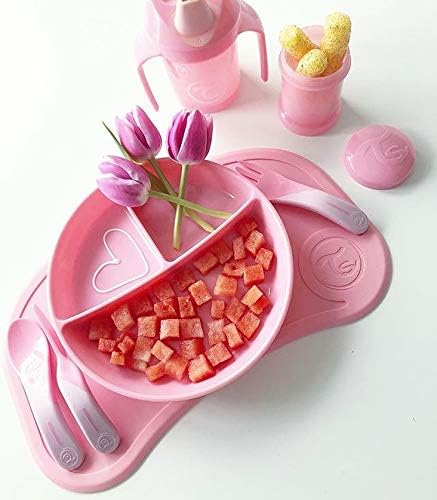 Twistshake Learning Cutlery 6Mth+ Pastel Pink, Single Pack - Image 3