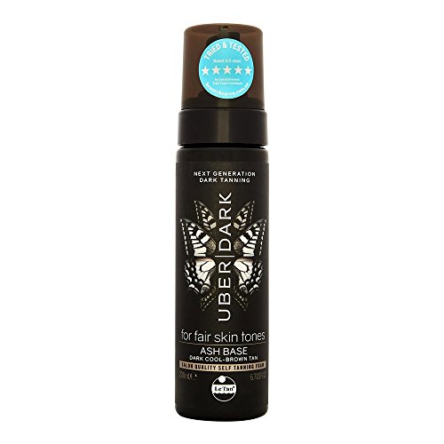 Le Tan Uber Dark Self Tanning Foam Ash Base Dark Cool - Brown Tan 6.7 Ounce