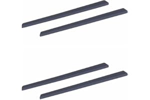 Caulo Replacement Ear Socks Sleeves Compatible with Oakley Glass Sunglass Frames OX3222 OX3232 OX3241 OX8097 OX8103 etc (Black - 2 Pairs)