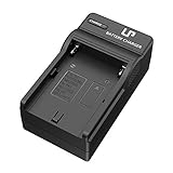 LP NP-F550 Battery Charger, Compatible with Sony NP F970, F960, F770, F750, F570, F530, F330, CCD-SC55,TR516,TR716, TR818, TR910, TR917, CN160, CN-216 LED Light, Feelworld Field Monitor & More
