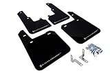 Rally Armor MF36-UR-BLK/SIL Subaru Outback 2015+ Direct Fit Mud Flaps (Black)