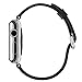 AutumnFall Genuine Leather Band [Handmade Vintage] Style Strap [With Adapters] for Apple Watch Series 1, Series 2 38mm (Black)