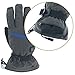 Aroma Season Rechargeable Battery Heated Gloves for Men and Women, Battery Powered Winter Gloves Winter Outdoor Activities, Hiking Gloves Relieve Raynauds Disease (Black, S/M)