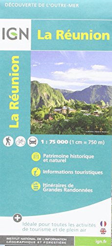 Reunion 1:75K IGN84974 (French Edition) by Institut Geographique National