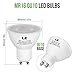 LE MR16 GU10 Dimmable Light Bulbs, 6.5W (50W Halogen Bulbs Equivalent), 500lm, 38° Beam Angle Spotlight, 2700K Warm White, LED Recessed Lighting, Pack of 10 Units