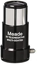 Meade Instruments #126 1.25-Inch 2x Short-Focus Barlow Lens