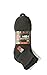 12-Pairs AND1 Performance Quarter Cut Socks, Arch Compression, Lightweight, Men's Size 6-12.5, Black + Gray + White