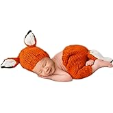 Newborn Baby Photo Shoot Props Girl Boy Crochet Knit Hat Costume Stripe Hat Pants Overalls Photography Props