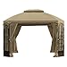 Garden Winds Replacement Canopy for Terrace Gazebo - Riplock 350 - Beige