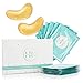 (16 Pairs) 24K Gold Under Eye Mask: Hydrating Collagen Undereye Gel Patches - Anti Wrinkle Moisturizing Eye Pads - Brightening Skin Care Treatment for Puffy Eyes, Dark Circles, Wrinkles, Eye Bags