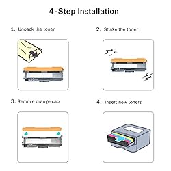 Limeink 4 Compatible Toner Cartridges Replacement