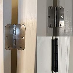 18 Pack Satin Chrome Door Hinges 3 1/2 Interior