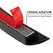 Papillon Car Door Seal Strip,Self Adhesive P Shape Car Door Trim Edge Moulding Rubber Soundproofing Weather Strip,13FT(4M)