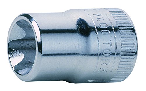 Bahco SB7800TORX-E8 E18 Socket Wrench Insert with Torx Outside Profile, Silver
