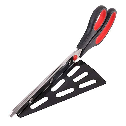 Multifunctional Stainless Steel Heavy Duty Kitchen Scissors Pizza Easy Cutter with Spatula Tip –Baking Accessories