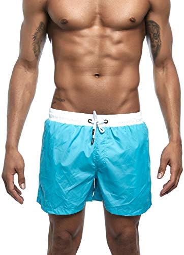 Men's Quick Dry Water Shorts Swim Trunks Lightweight Beach Shorts with Mesh Lining and Pockets
