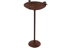 Esschert Design USA FB91 Cast Iron Standing Birdbath