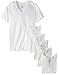 Hanes Men’s 6Pack White V-Neck Tagless 100% Cotton Undershirts T-Shirts 2XL