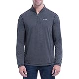 Orvis Mens Sandy Point ¼ Zip Pullover (XL, Gray)